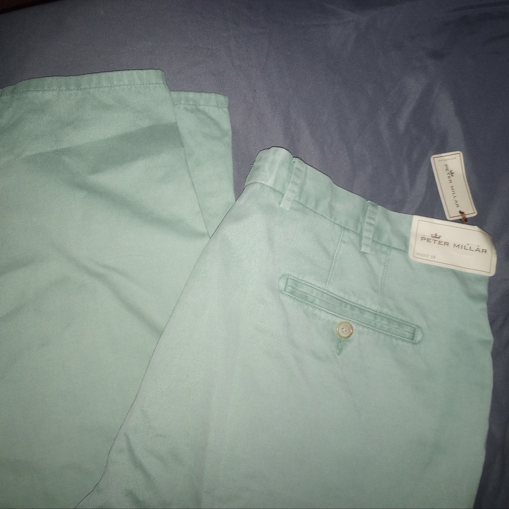 NWT Men's Peter Millar Size 38 green pants